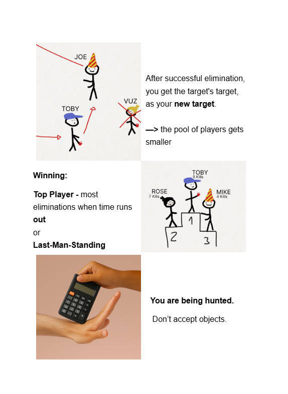 Player attempting to hand object to their target